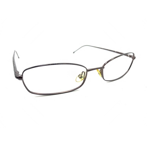 Dior CD 3671/Strass 84L Plum Purple Rectangle Eyeglasses Frames 52-17 135 Italy - Picture 1 of 12